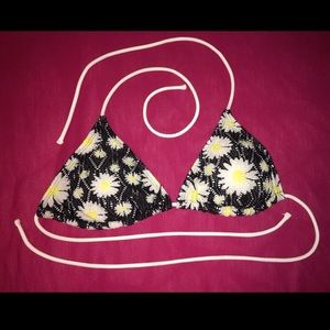 Sunflower bathing suit top.
